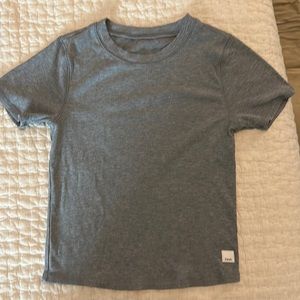 Vuori Mudra Fitted Tee (small, Heather gray)